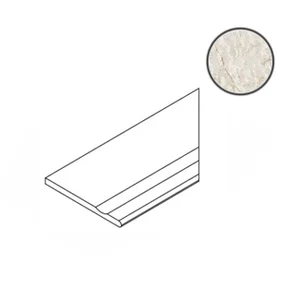 Бордюр Italon Contempora Pure Bordo Svasato Round DX 30x60 структурированный