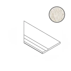 Бордюр Italon Contempora Pure Bordo Svasato Round SX 30x60 структурированный