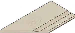 Спецэлемент Italon Cosmos 620090001398 X2 Роуп бортик с выемкой закругленный левый 30x120 структурированный