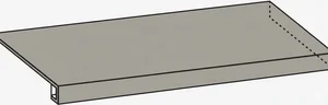 Угловая ступень Italon Cosmos 620070003043 X2 Грэй Правый 20mm 33x120 структурированная