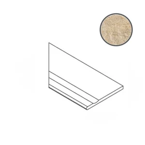 Бордюр Italon District Sand Bordo Svasato Round SX 30x60 структурированный