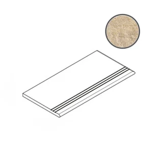 Ступень Italon District Sand Gradino Round Grip DX 30x60 структурированная