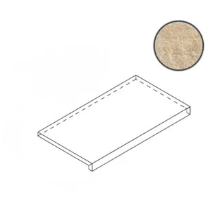Ступень Italon District Sand X2 Scalino Frontale 33x60 структурированная