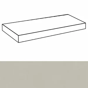 Угловая ступень Italon Forum 620070003153 Слим Сильвер Левая 33x120 натуральная