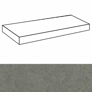 Угловая ступень Italon Forum 620070003166 Стоун Айрон Левая 33x120 натуральная