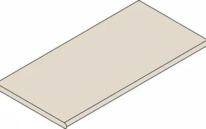 Спецэлемент Italon Fossil 620090001427 X2 Пьюр бортик закругленный 30x120 структурированный