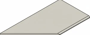 Спецэлемент Italon Fossil 620090001439 X2 Грэй бортик закругленный Левый 30x120 структурированный