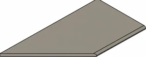 Спецэлемент Italon Fossil 620090001441 X2 Блэк бортик закругленный Левый 30x120 структурированный