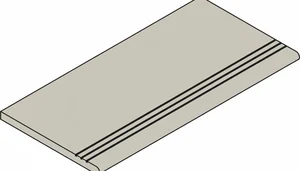 Ступень Italon Fossil 620040000269 X2 Грэй закругленный грип 30x120 структурированная