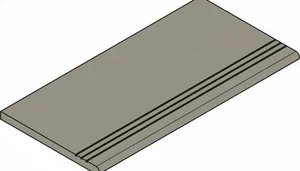 Ступень Italon Fossil 620040000271 X2 Блэк закругленный грип 30x120 структурированная