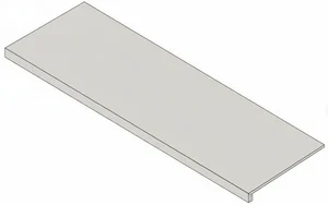 Ступень Italon Fossil 620070003048 X2 Грэй фронтальный 33x120 структурированная