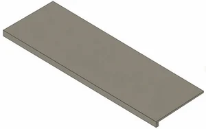 Ступень Italon Fossil 620070003050 X2 Блэк фронтальный 33x120 структурированная