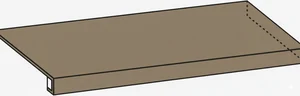 Ступень Italon Fossil 620070003054 X2 Дезерт Правый 33x120 структурированная