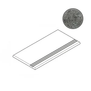 Ступень Italon Genesis Grey Gradino Round Grip SX 30x60 матовая