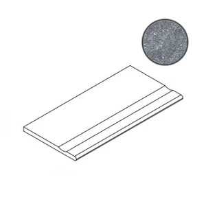 Бордюр Italon Genesis Silver Bordo Svasato Round 30x60 матовый