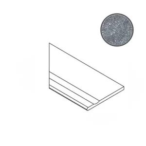 Бордюр Italon Genesis Silver Bordo Svasato Round SX 30x60 матовый