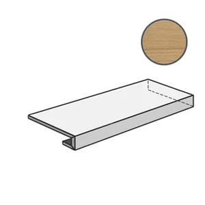 Ступень Italon Loft Honey Scalino Angolare DX 33x160 матовая