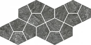 Мозаика Italon Magma 620110000248 Графит Призм 20.5x41.3 натуральная