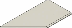 Спецэлемент Italon Magma 620090001325 X2 Минерал бортик закруглённый Левый 30x120 структурированный