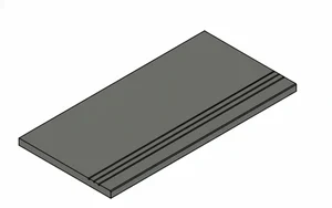 Спецэлемент Italon Magma 620090001332 X2 Фог бортик Грип 30x120 структурированный