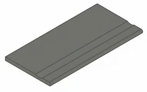 Спецэлемент Italon Magma 620090001347 X2 Фог бортик с выемкой закруглённый 30x60 структурированный