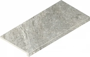 Угловая ступень Italon Magma 620070002967 Сильвер Грип Правая 33x60 структурированная