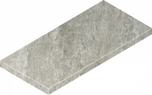 Угловая ступень Italon Magma 620070002972 Сильвер Грип Левая 33x60 структурированная