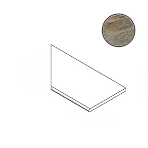 Бордюр Italon Magnetique Dark Bordo Round SX 30x60 матовый
