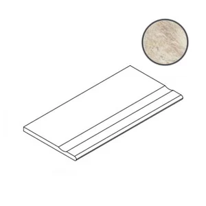Бордюр Italon Magnetique White Bordo Svasato Round 30x60 матовый