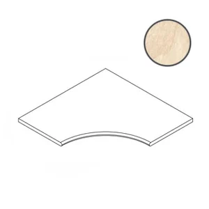 Бордюр Italon Materia Magnesio Bordo Angolare Round 30 60x60 матовый
