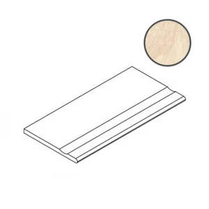 Бордюр Italon Materia Magnesio Bordo Svasato Round 30x60 матовый