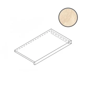 Ступень Italon Materia Magnesio X2 Scalino Angolare DX 33x60 матовая