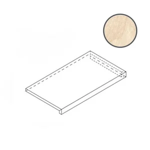 Ступень Italon Materia Magnesio X2 Scalino Angolare DX 33x60 матовая