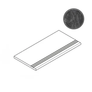 Ступень Italon Materia Titanio Gradino Round Grip 30x60 матовая