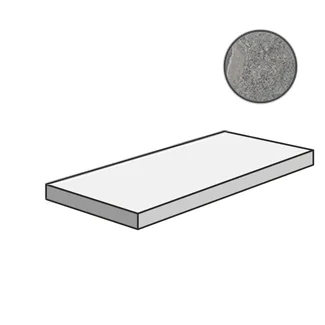 Ступень Italon Materia Carbonio Scalino Angolare SX 33x160 патинированная