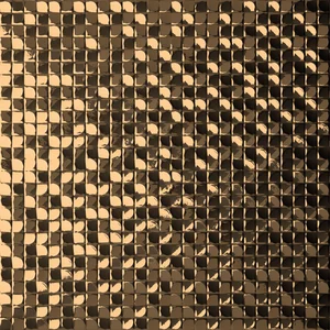 Мозаика Italon Materia Mosaico Gold 30x30 глянцевая