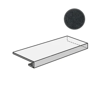 Ступень Italon Materia Titanio Scalino Angolare DX 33x160 патинированная