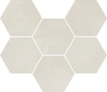 Мозаика Italon Continuum Polar Mosaico Hexagon 620110000186 25x29 матовая