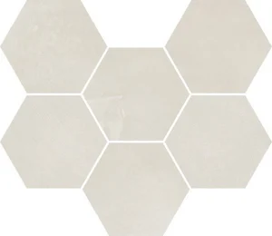 Мозаика Italon Continuum Polar Mosaico Hexagon 620110000186 25x29 матовая