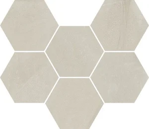Мозаика Italon Continuum Pure Mosaico Hexagon 620110000187 25x29 матовая