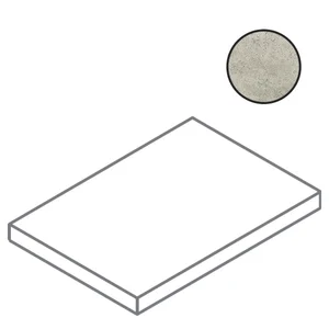 Ступень Italon Metropolis Absolut Silver Scalino Ang.Sx 620070002211 33x160 матовая