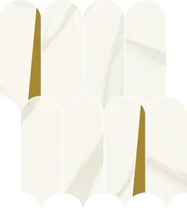 Мозаика Italon Metropolis Calacatta Mosaico Elegant 600110000948 25,4x31 матовая