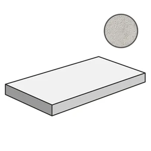 Ступень Italon Millenium Silver Scalino Angolare DX 120 33x120 матовая