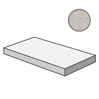 Ступень Italon Millenium Silver Scalino Angolare SX 33x80 матовая