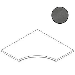 Спецэлемент Italon Millennium X2 Black Bordo Angolare Round 60x60 матовый