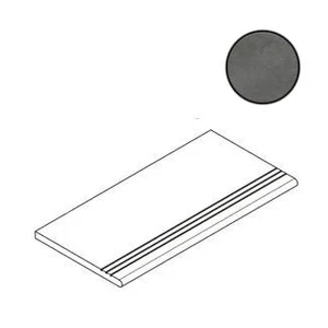 Ступень Italon Millennium X2 Black Gradino Round Grip 30x60 матовая