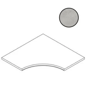Спецэлемент Italon Millennium X2 Silver Bordo Angolare Round 60x60 матовый