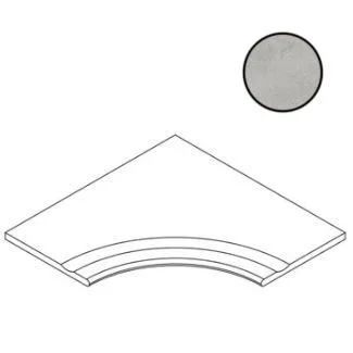 Спецэлемент Italon Millennium X2 Silver Bordo Svasato Angolare Round 60x60 матовый