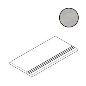 Ступень Italon Millennium X2 Silver Gradino Round Sx Grip 30x60 матовая