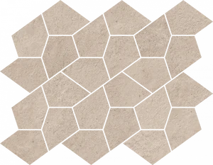Мозаика Italon Eternum Cream Mosaico Kaleido 620110000195 26,2x27,6 натуральная